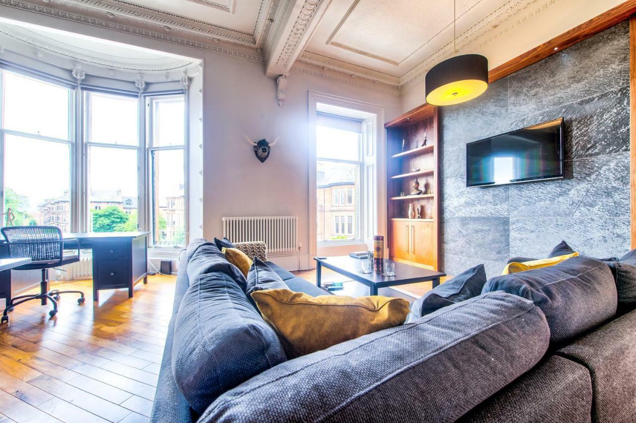 32 Victoria Crescent Road Leilighet Glasgow Eksteriør bilde