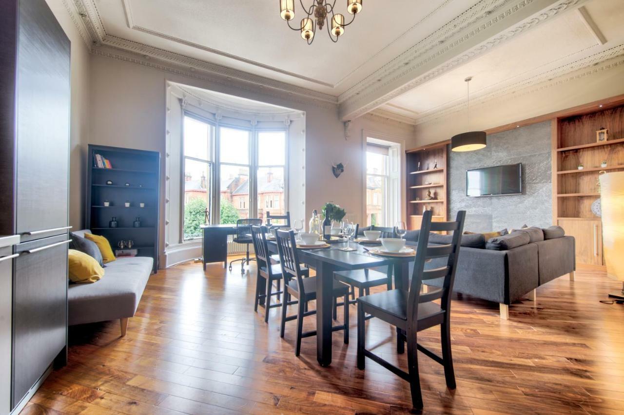 32 Victoria Crescent Road Leilighet Glasgow Eksteriør bilde