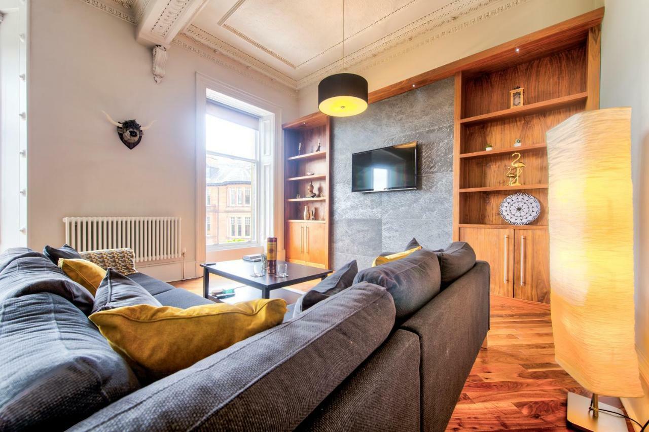 32 Victoria Crescent Road Leilighet Glasgow Eksteriør bilde