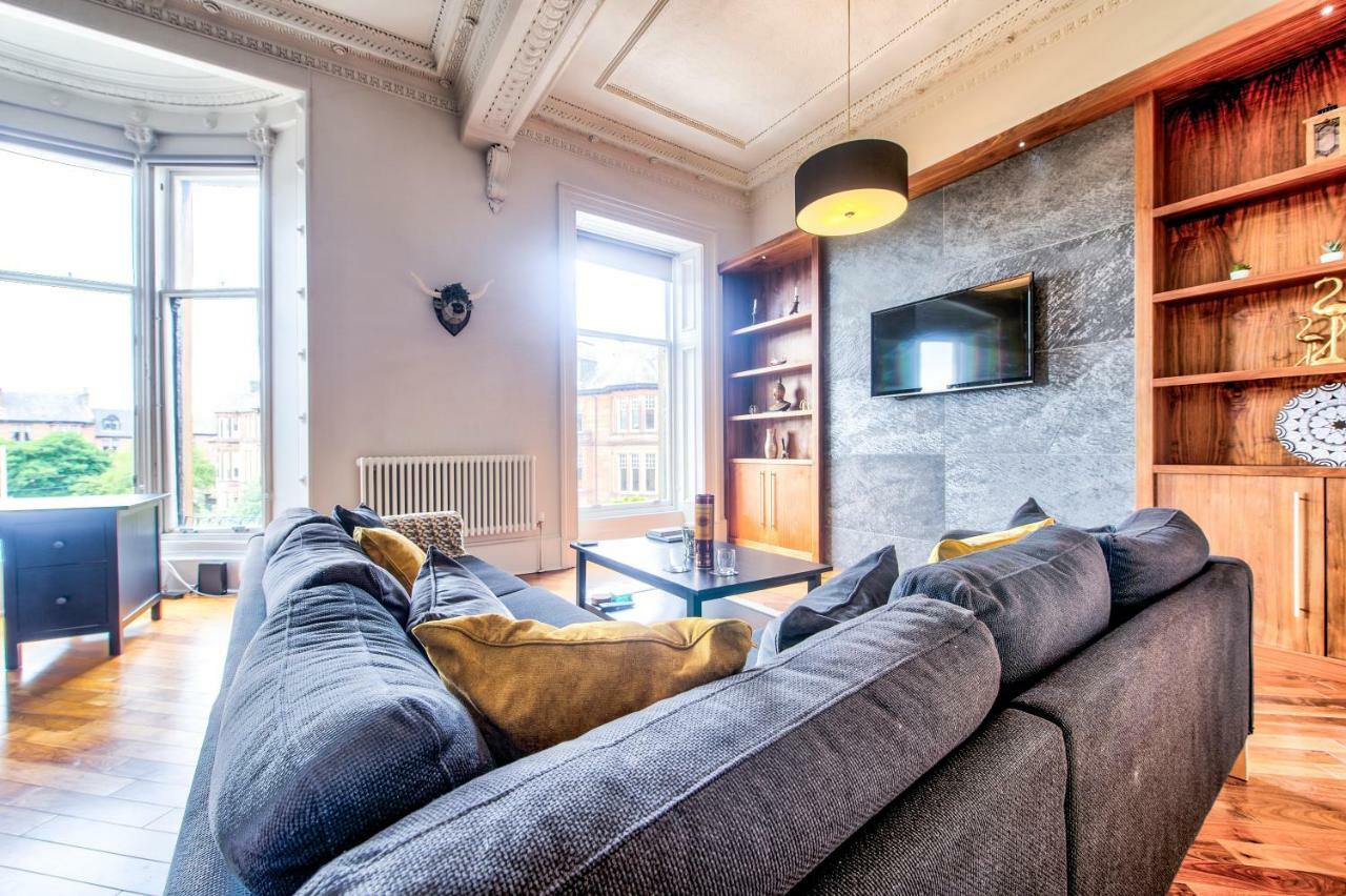32 Victoria Crescent Road Leilighet Glasgow Eksteriør bilde